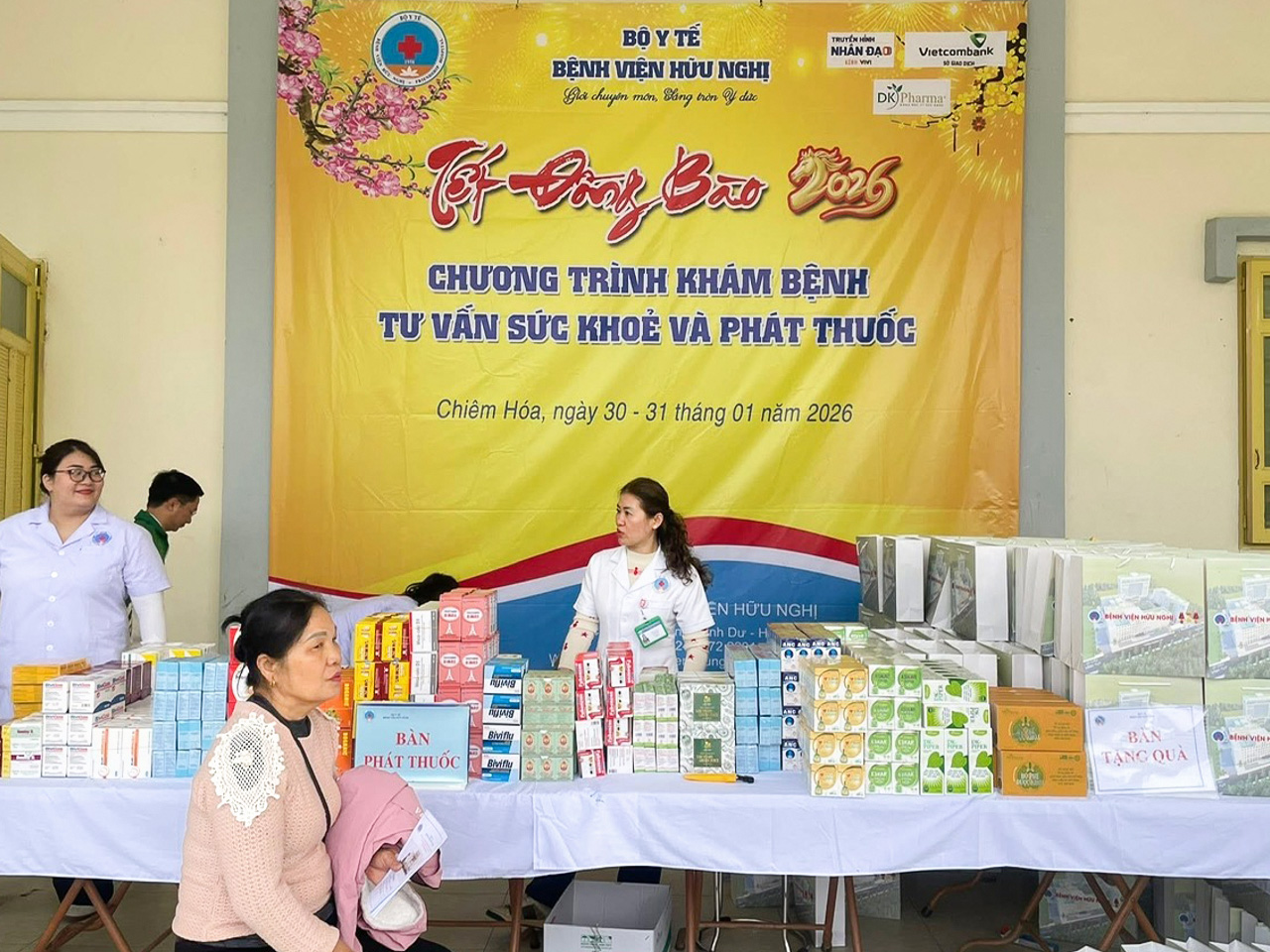 🌸 TẾT ĐỒNG BÀO 2026 – MANG TẾT & SỨC KHỎE ĐẾN VỚI BÀ CON CHIÊM HÓA 🌸