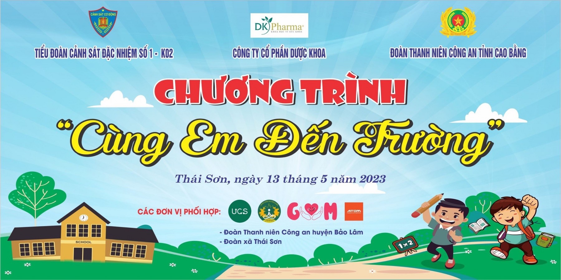 DK PHARMA CÙNG EM ĐẾN TRƯỜNG 2023